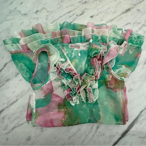 Miss Blumarine NWOT Pool Coverup Dress Size 8 - Picture 3 of 10